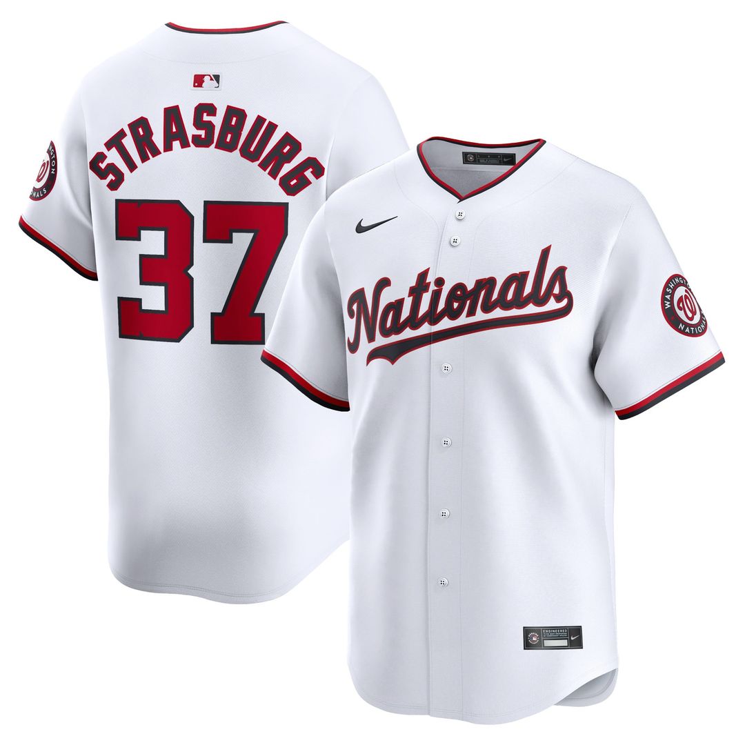 Washington Nationals Nike White MLB baseball jersey