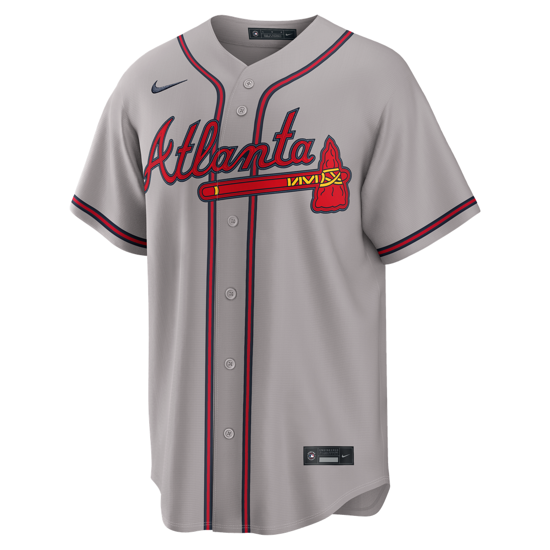 Atlanta Braves Nike Replica Jersey Gray
