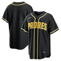 San Diego Padres Nike Black Replica MLB baseball jersey