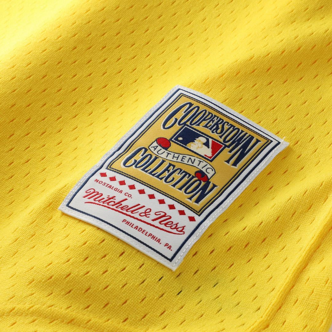 Athletics Mitchell & Ness Authentic Jersey Yellow