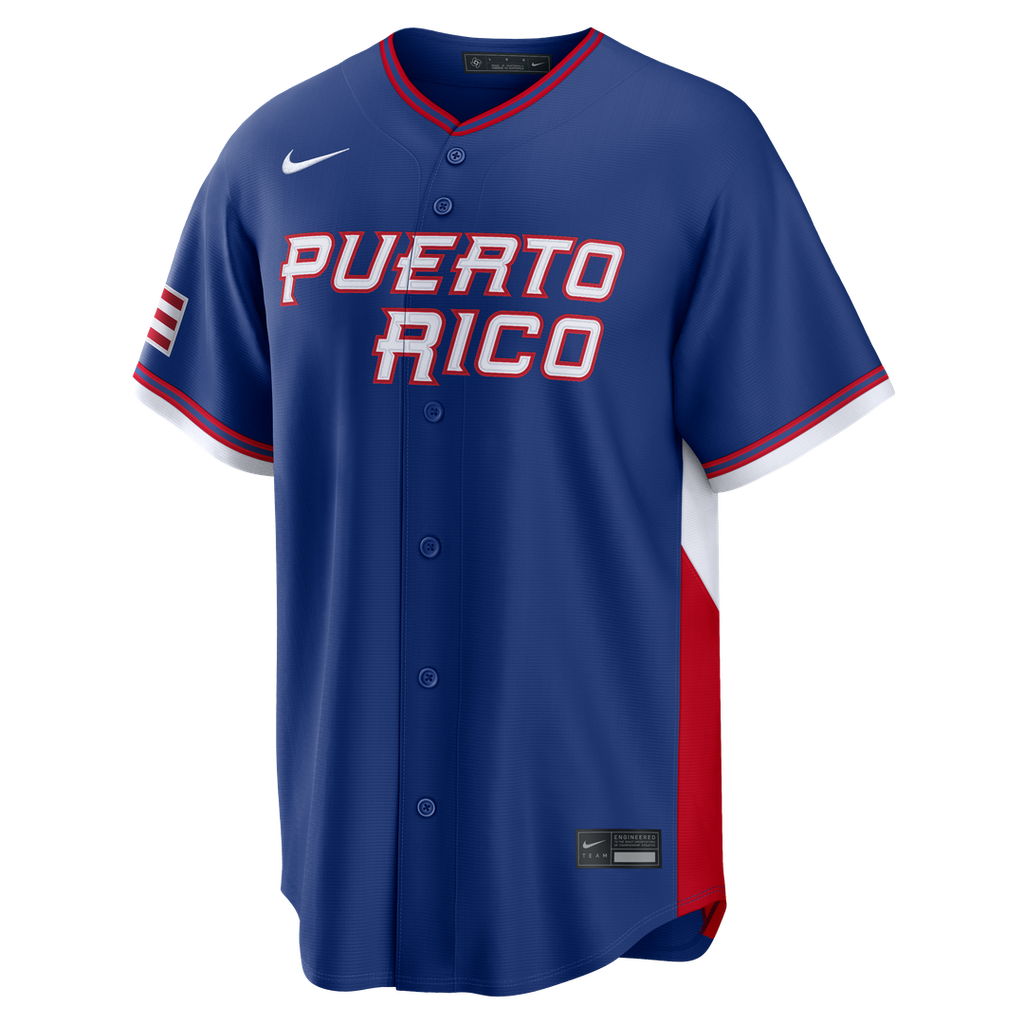 Puerto Rico Baseball Nike Jersey Royal