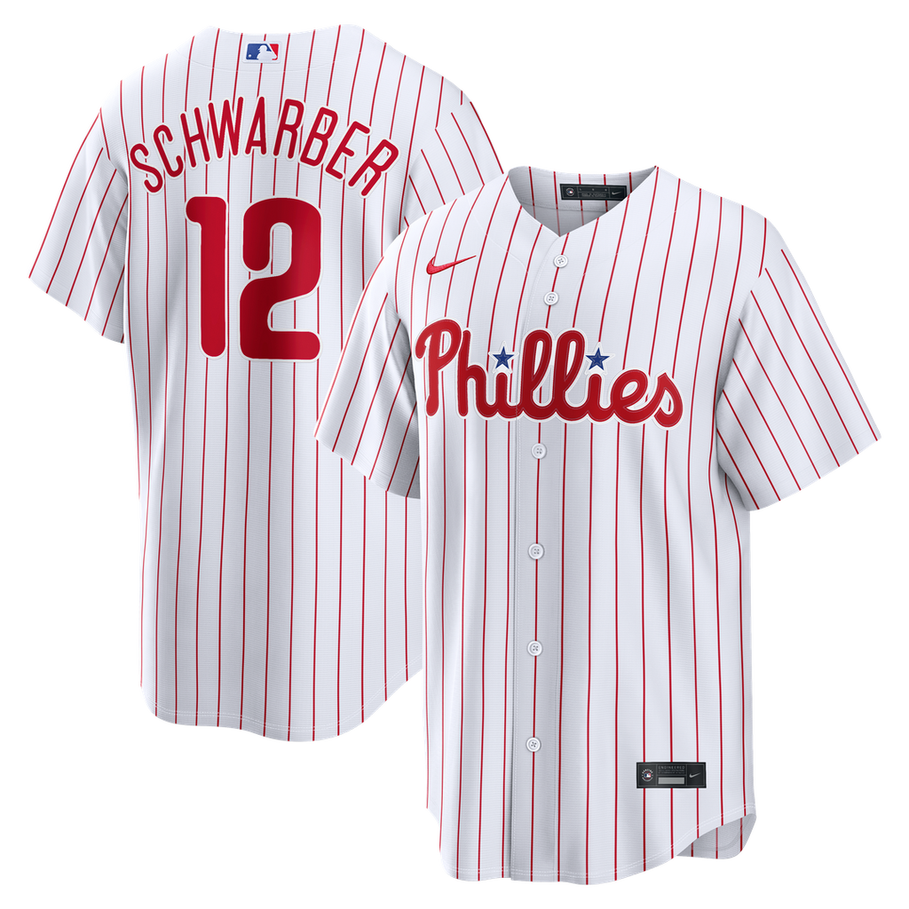 Philadelphia Phillies Nike White Replica MLB baseball jersey