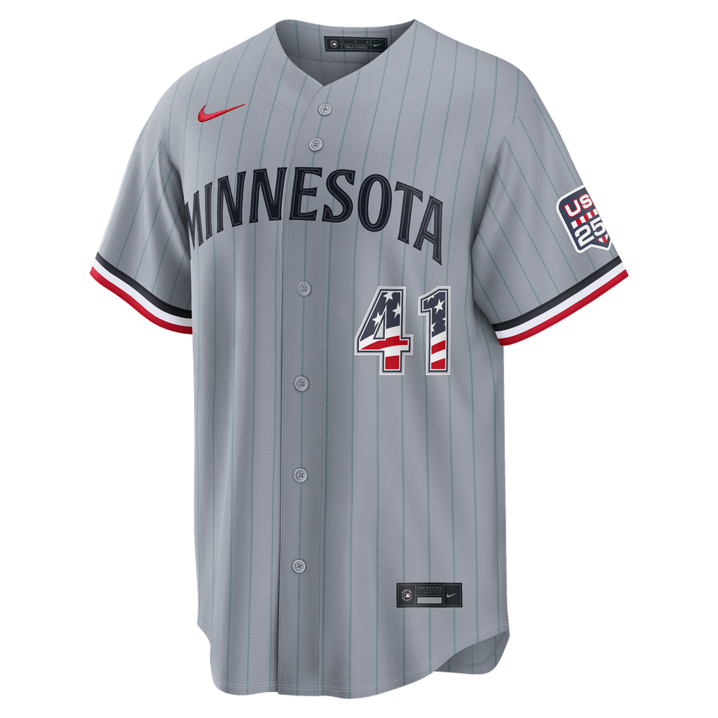 Minnesota Twins Nike Jersey Gray