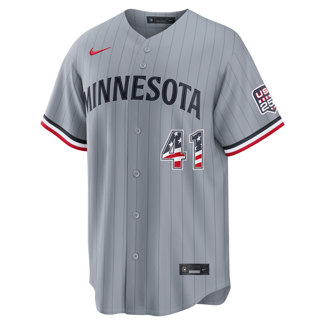 Minnesota Twins Nike Jersey Gray
