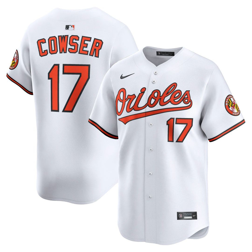 Baltimore Orioles Nike White Authentic MLB baseball jersey