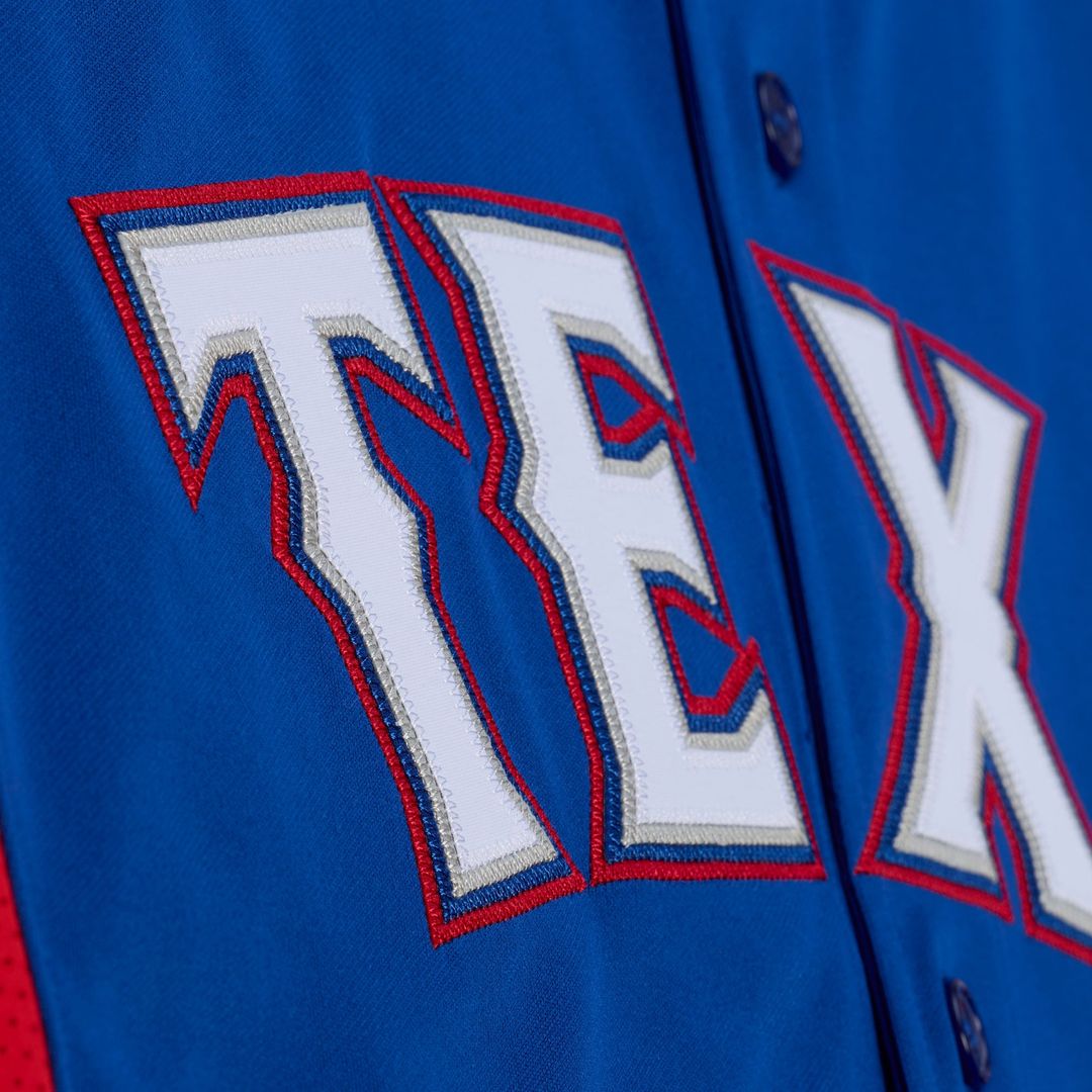 Texas Rangers Mitchell & Ness Jersey Royal