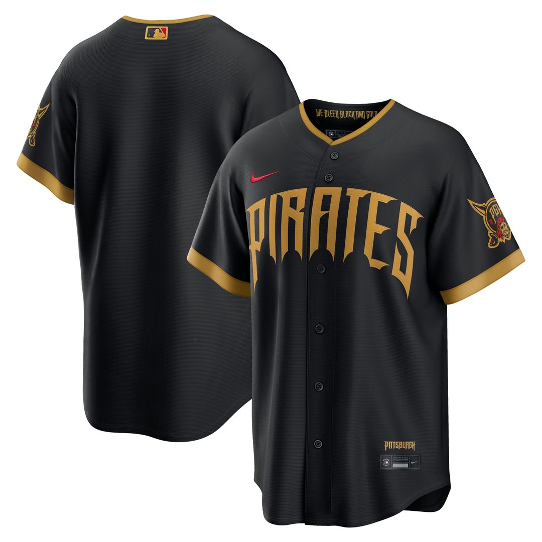 Pittsburgh Pirates Nike Black MLB baseball jersey