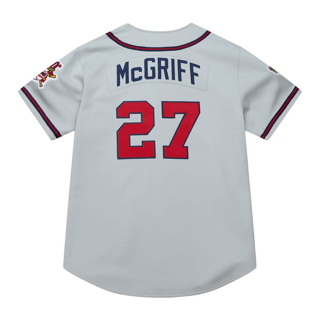 Atlanta Braves Mitchell & Ness Authentic Jersey Gray