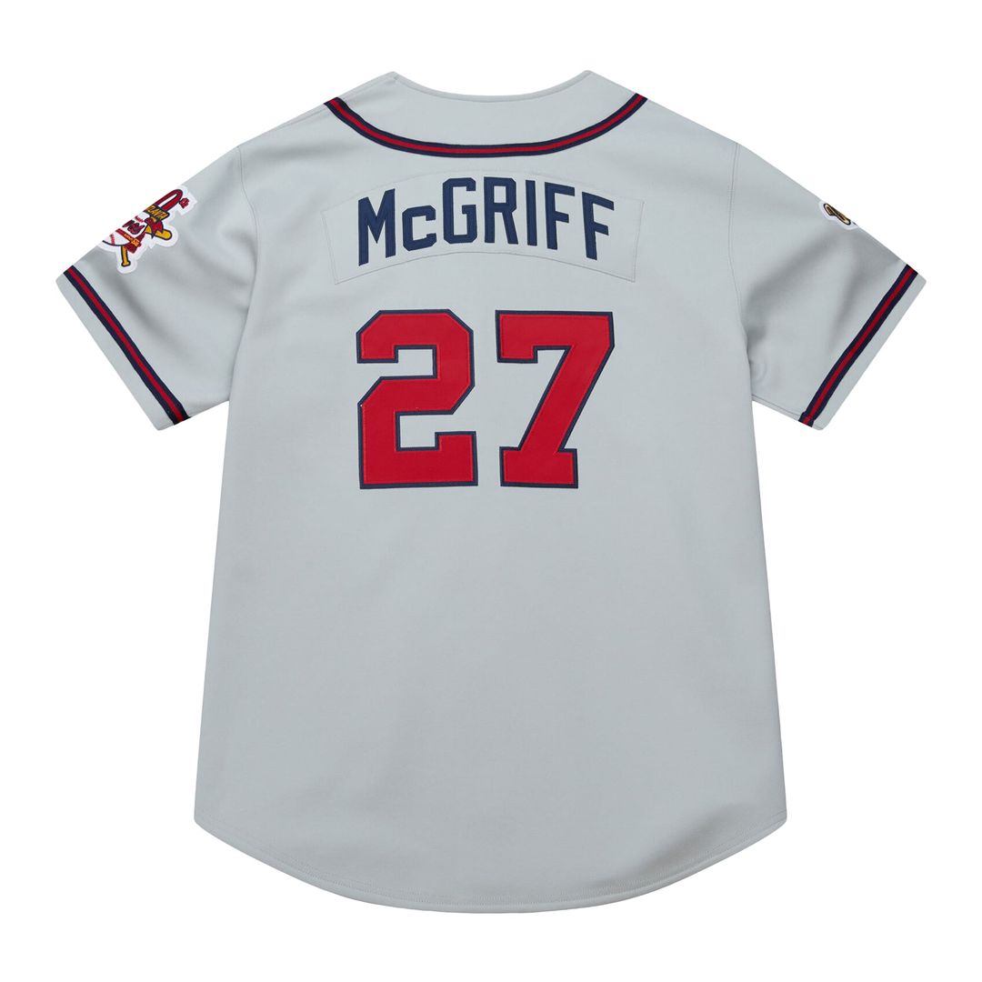 Atlanta Braves Mitchell & Ness Authentic Jersey Gray