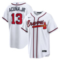 Atlanta Braves Nike White Replica MLB baseball jersey