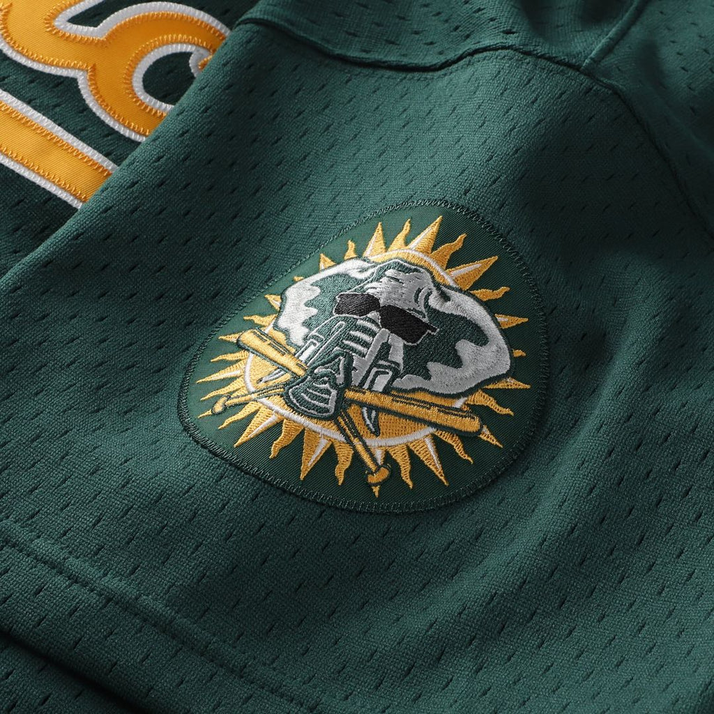 Athletics Mitchell & Ness Authentic Jersey Green