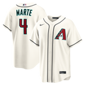 Arizona Diamondbacks Nike Cream Replica MLB baseball jersey