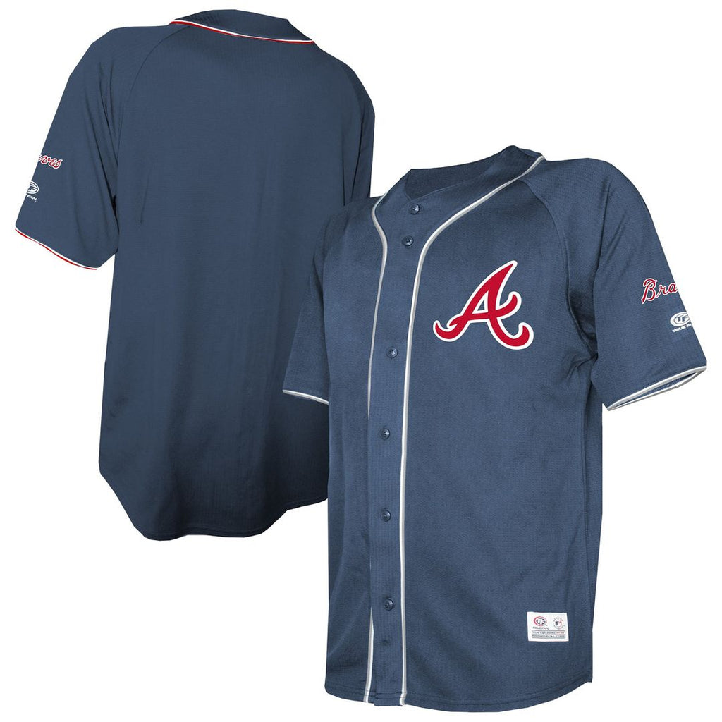 Atlanta Braves Stitches Navy MLB baseball jersey