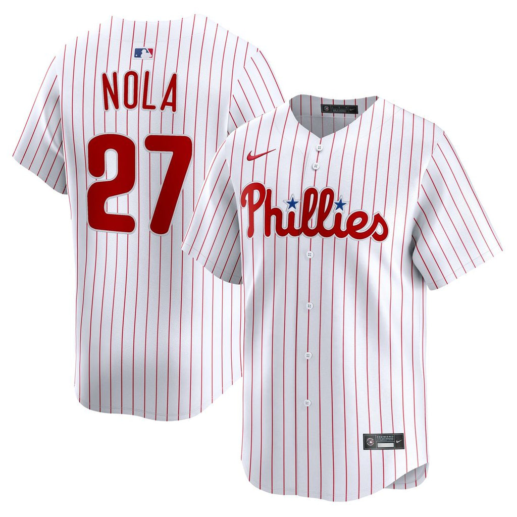 Philadelphia Phillies Nike White Authentic MLB baseball jersey