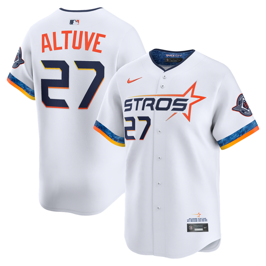 Houston Astros Nike White MLB baseball jersey