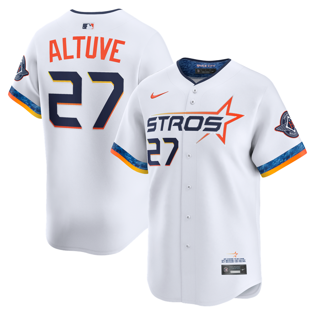 Houston Astros Nike White MLB baseball jersey