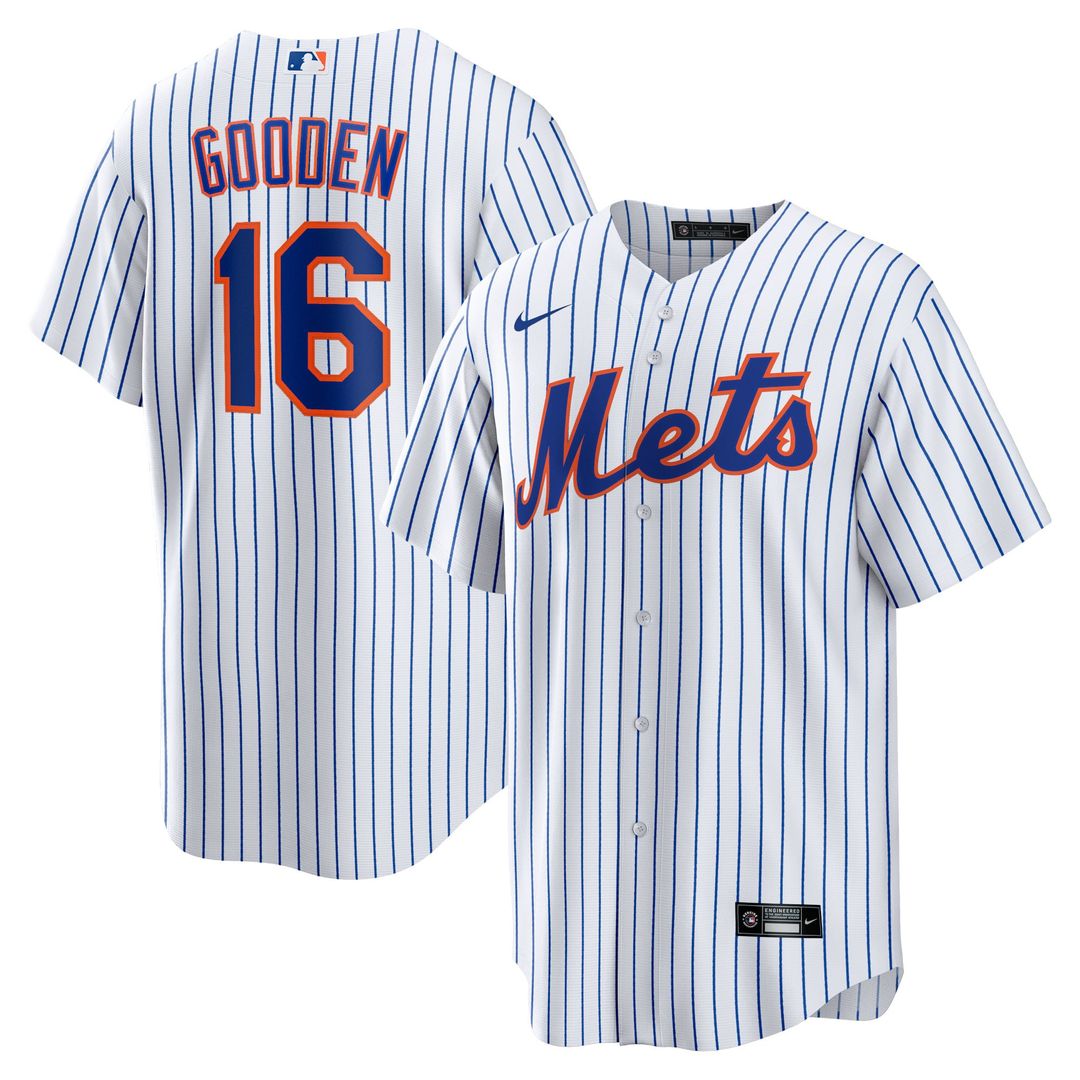 New York Mets Nike White Replica MLB baseball jersey