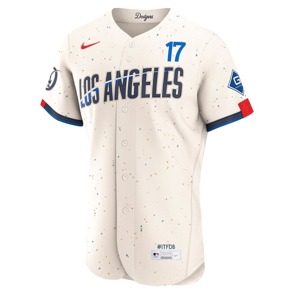 Los Angeles Dodgers Nike Authentic Jersey Cream