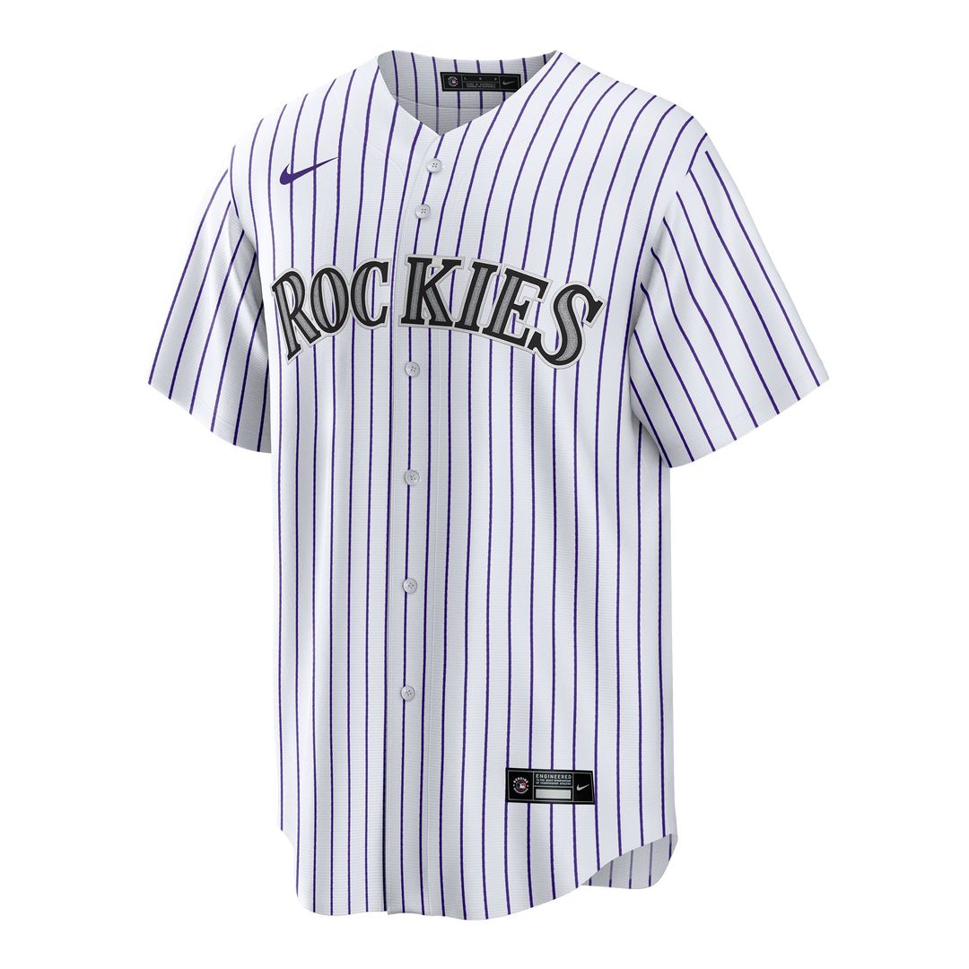 Colorado Rockies Nike Replica Jersey White