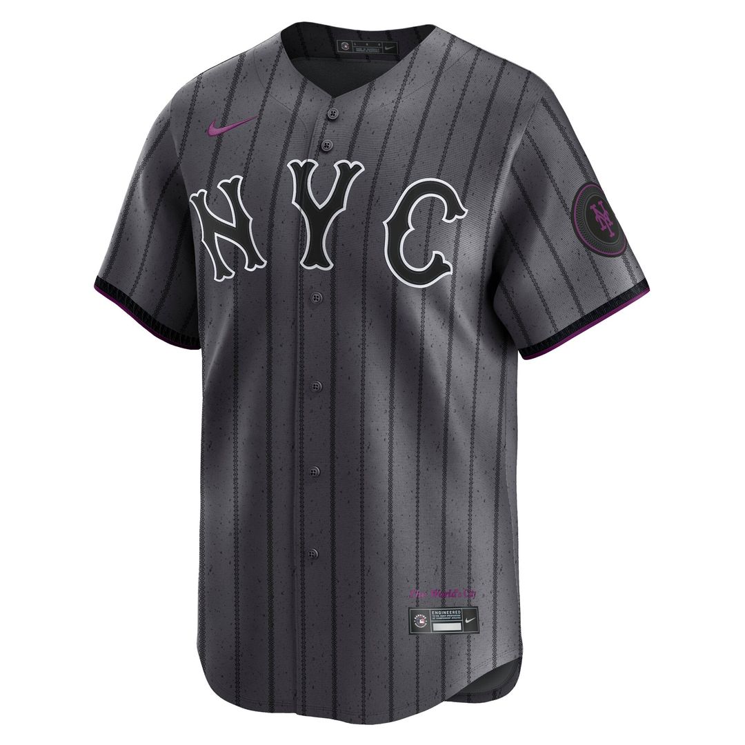 New York Mets Nike Jersey Gray