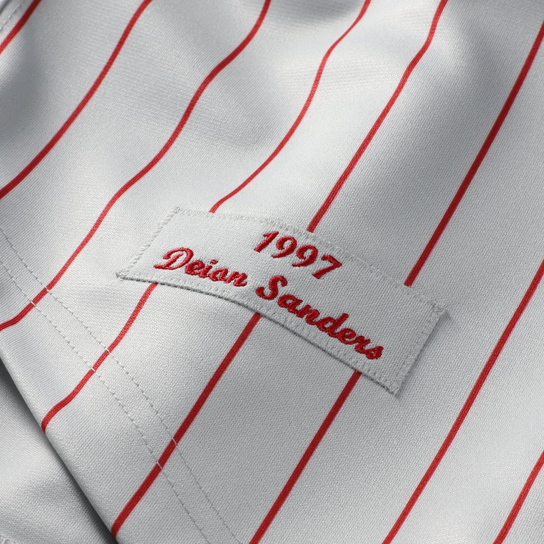 Cincinnati Reds Mitchell & Ness Authentic Jersey Gray