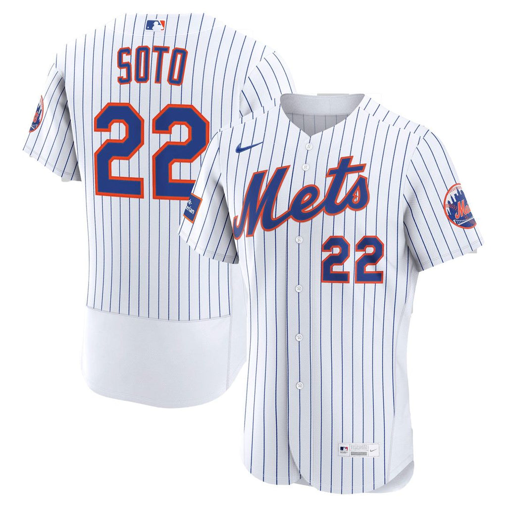 New York Mets Nike White Authentic MLB baseball jersey