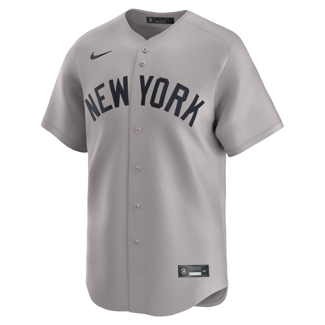 New York Yankees Nike Authentic Jersey Gray