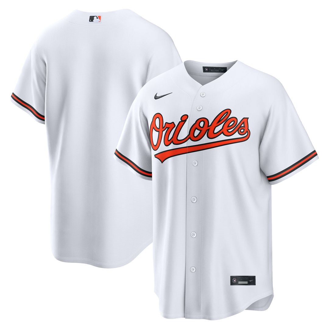 Baltimore Orioles Nike White Replica MLB baseball jersey