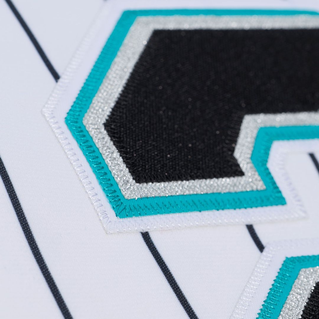 Florida Marlins Mitchell & Ness Authentic Jersey White