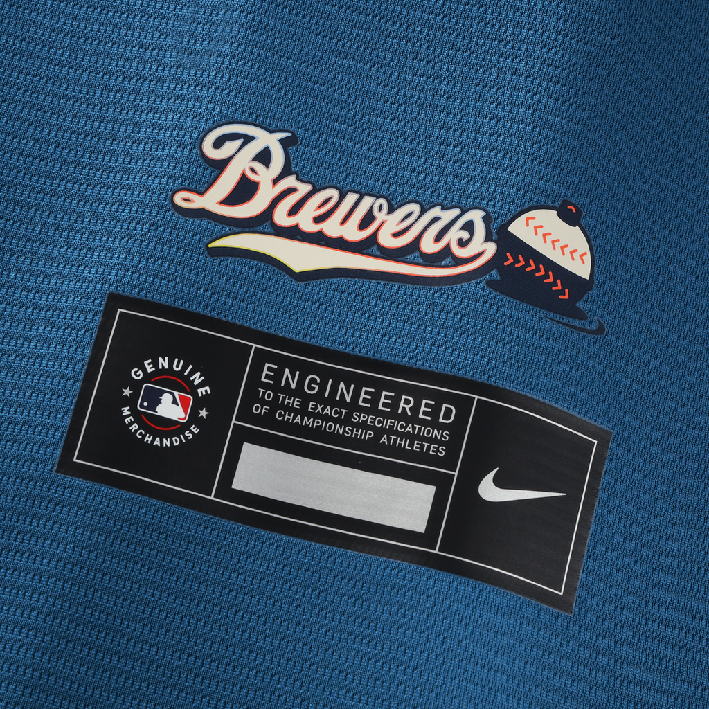 Milwaukee Brewers Nike Jersey Blue