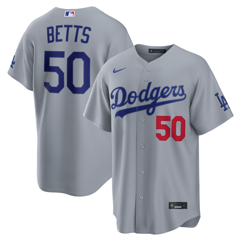 Los Angeles Dodgers Nike Authentic Jersey Gray
