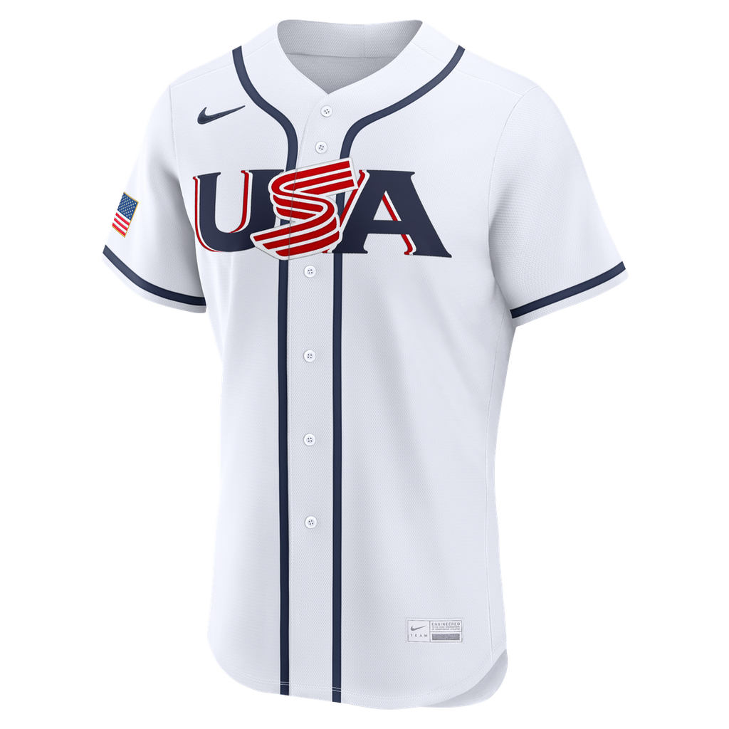 USA Baseball Nike Authentic Jersey White