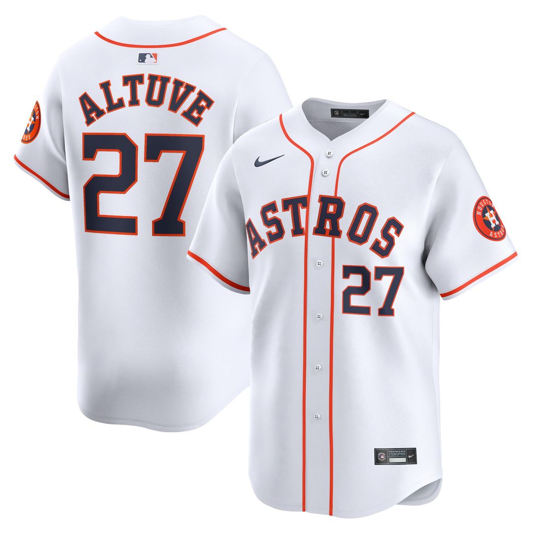 Houston Astros Nike White MLB baseball jersey