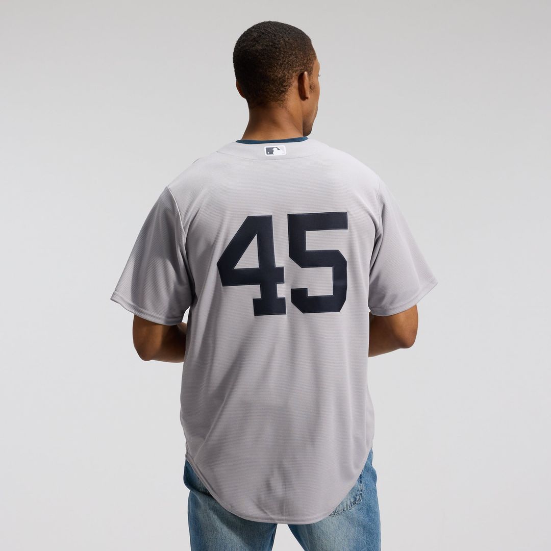 New York Yankees Nike Replica Jersey Gray