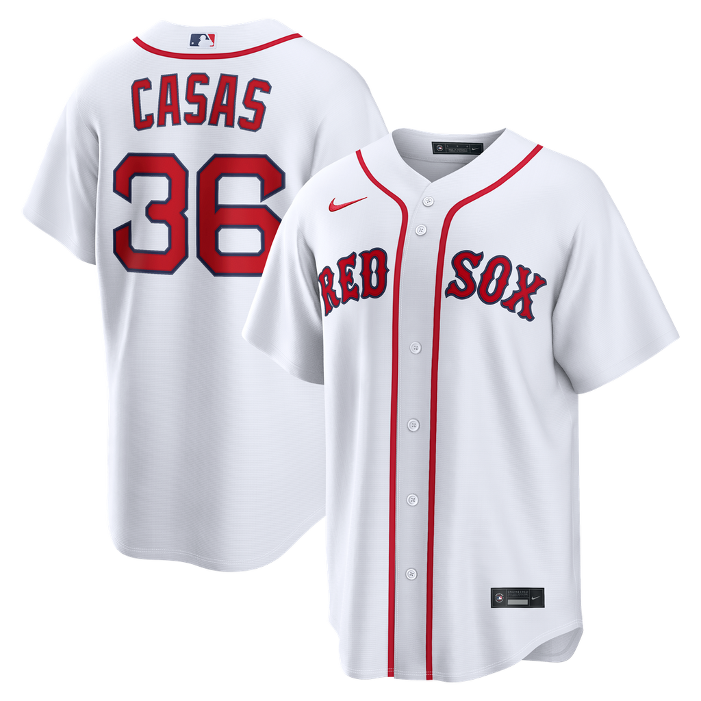 Boston Red Sox Nike White Replica MLB baseball jersey