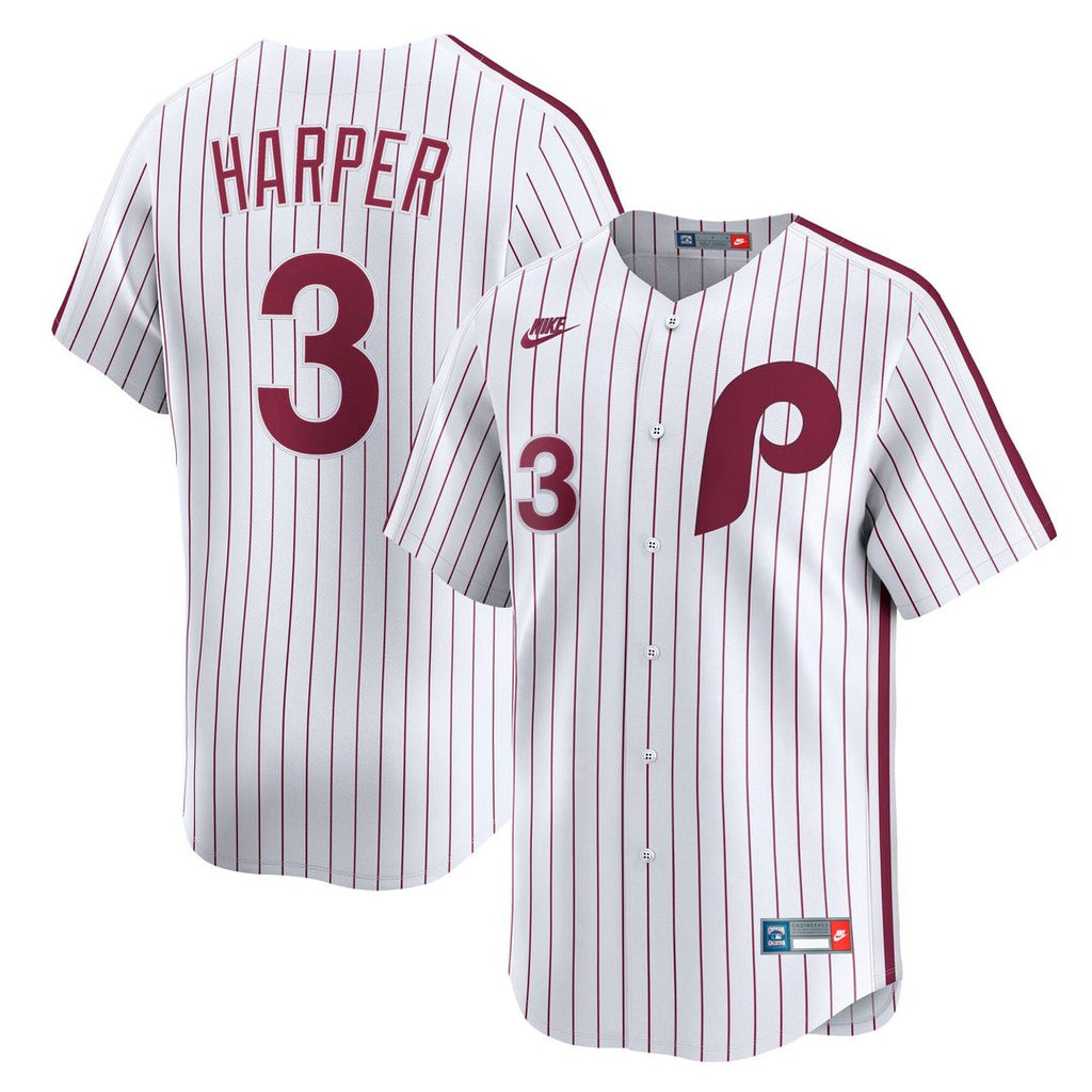 Philadelphia Phillies Nike White MLB baseball jersey