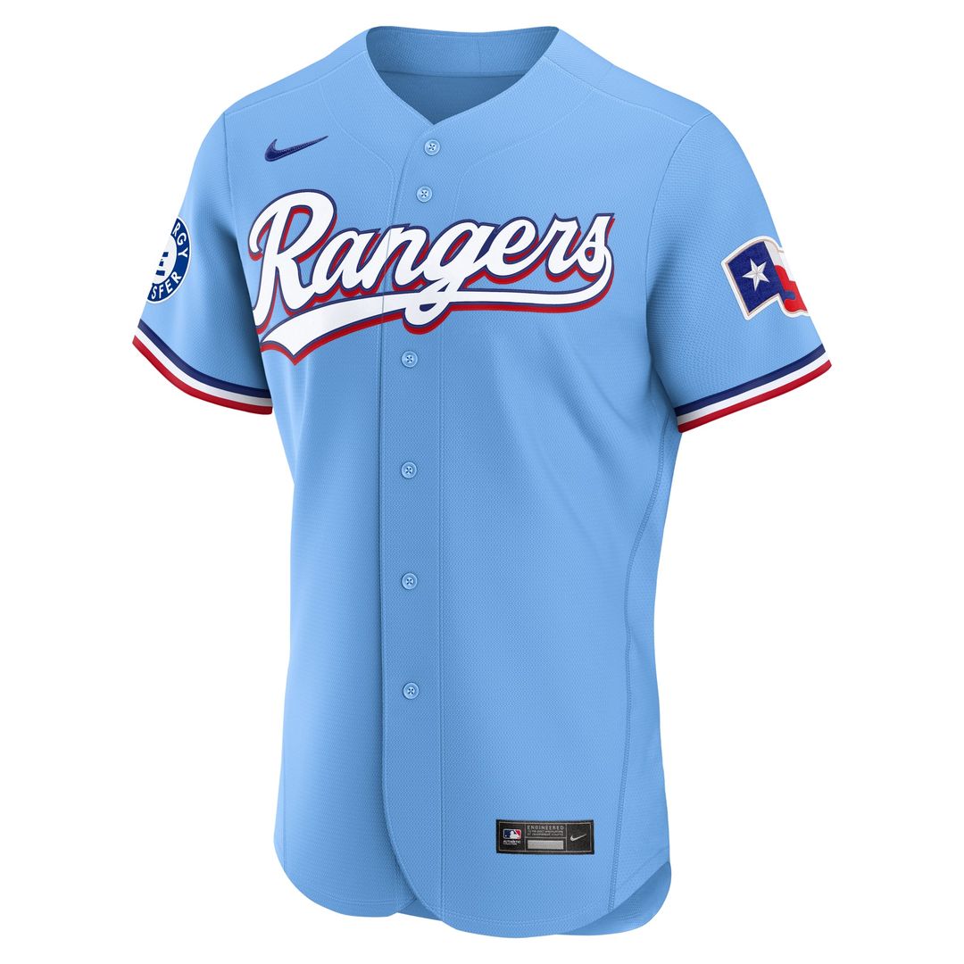 Texas Rangers Nike Authentic Jersey Blue