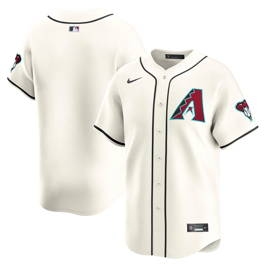 Arizona Diamondbacks Nike Cream Authentic MLB baseball jersey