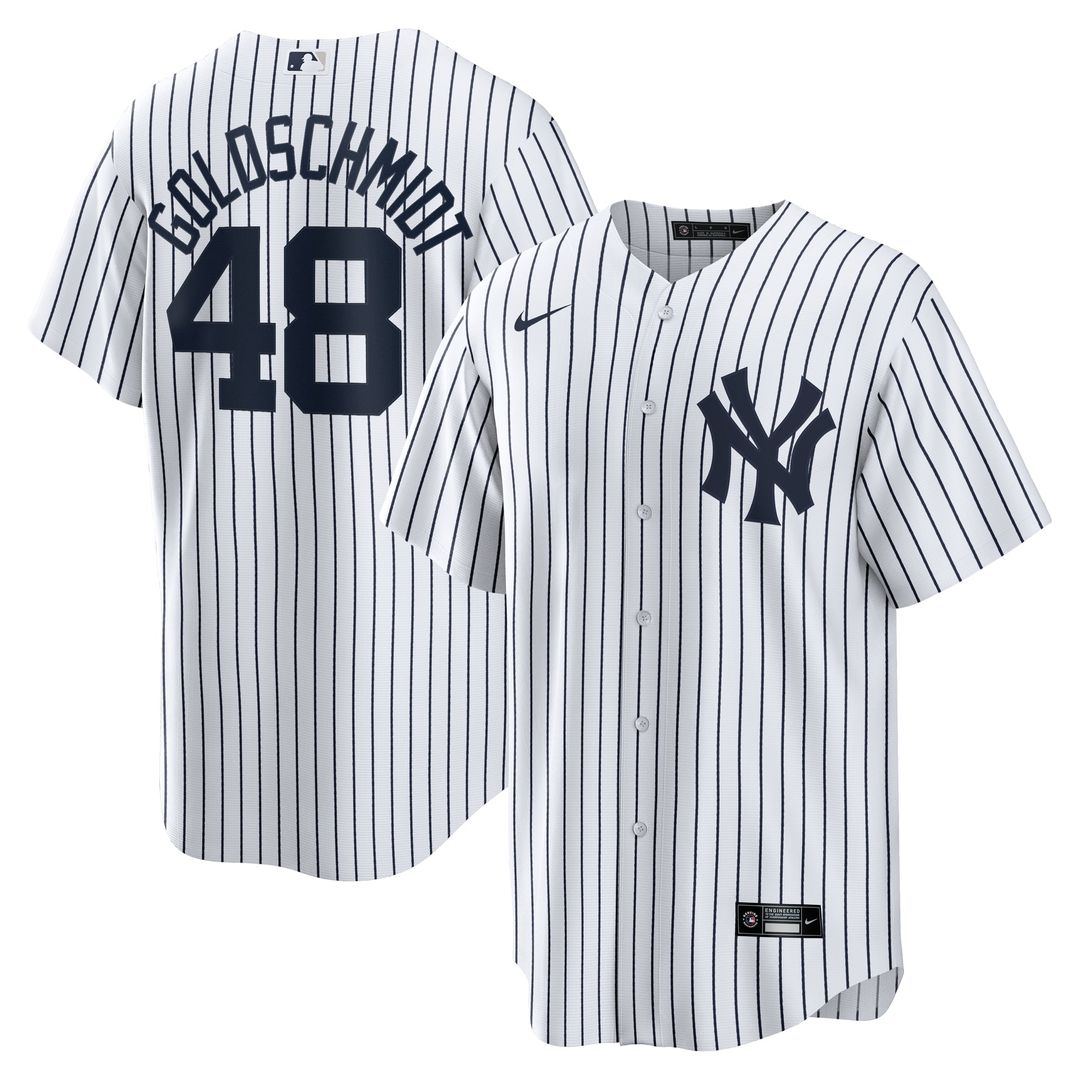 New York Yankees Nike White Replica MLB baseball jersey
