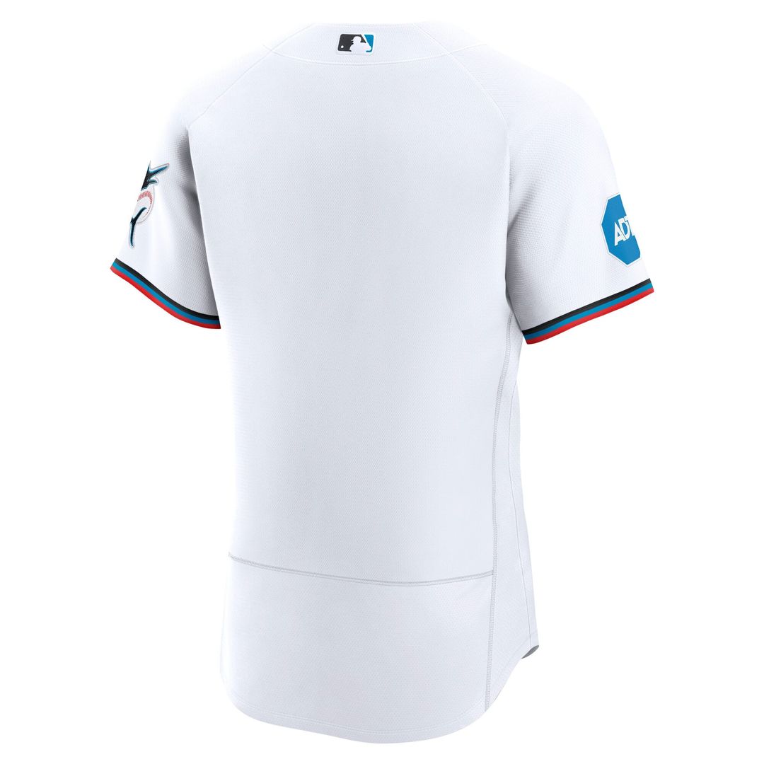 Miami Marlins Nike Authentic Jersey White