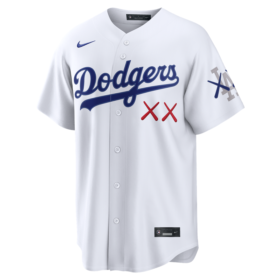 Los Angeles Dodgers Nike x KAWS Jersey White