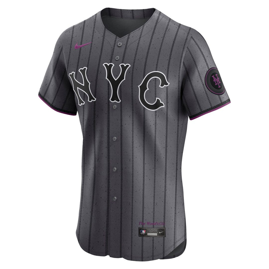New York Mets Nike Authentic Jersey Gray