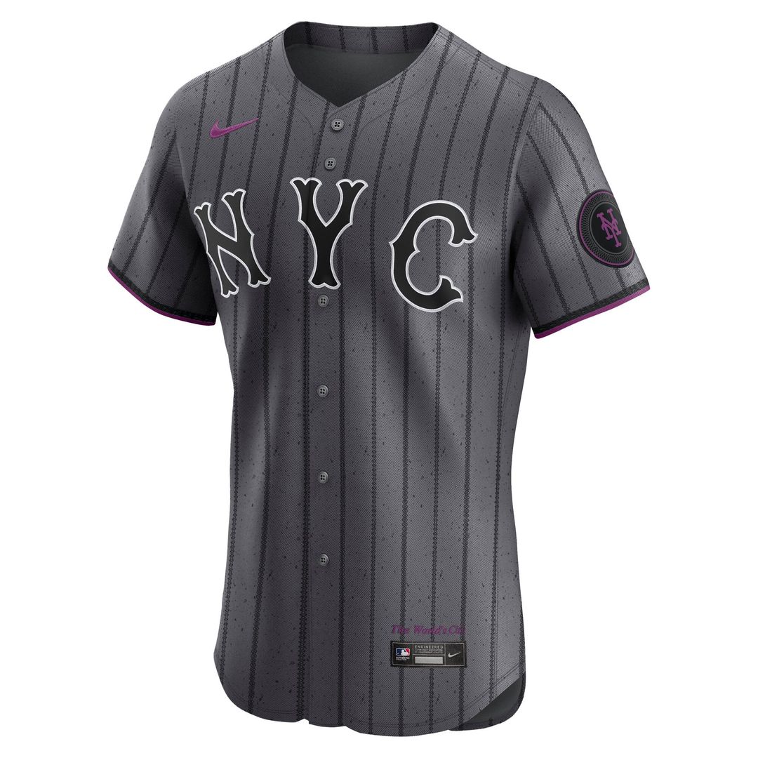 New York Mets Nike Authentic Jersey Gray