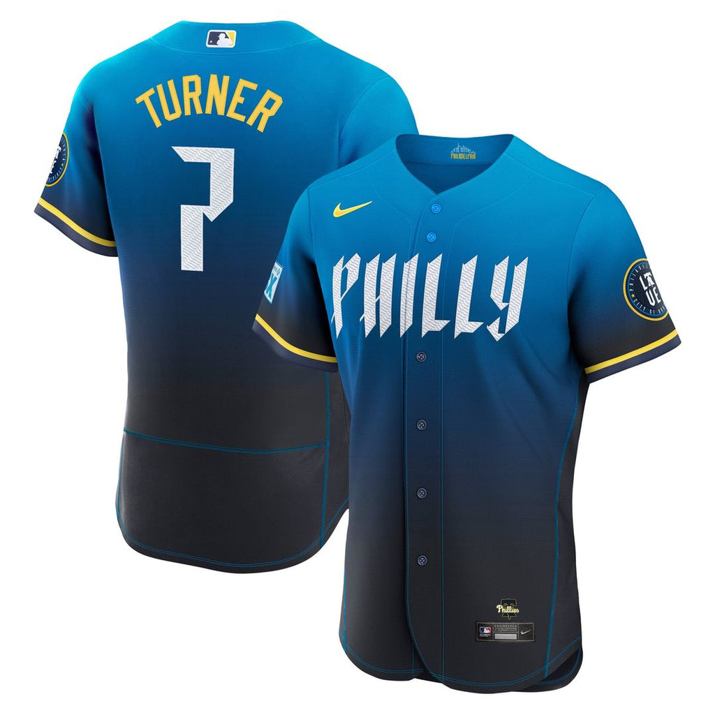 Philadelphia Phillies Nike Navy Authentic MLB baseball jersey