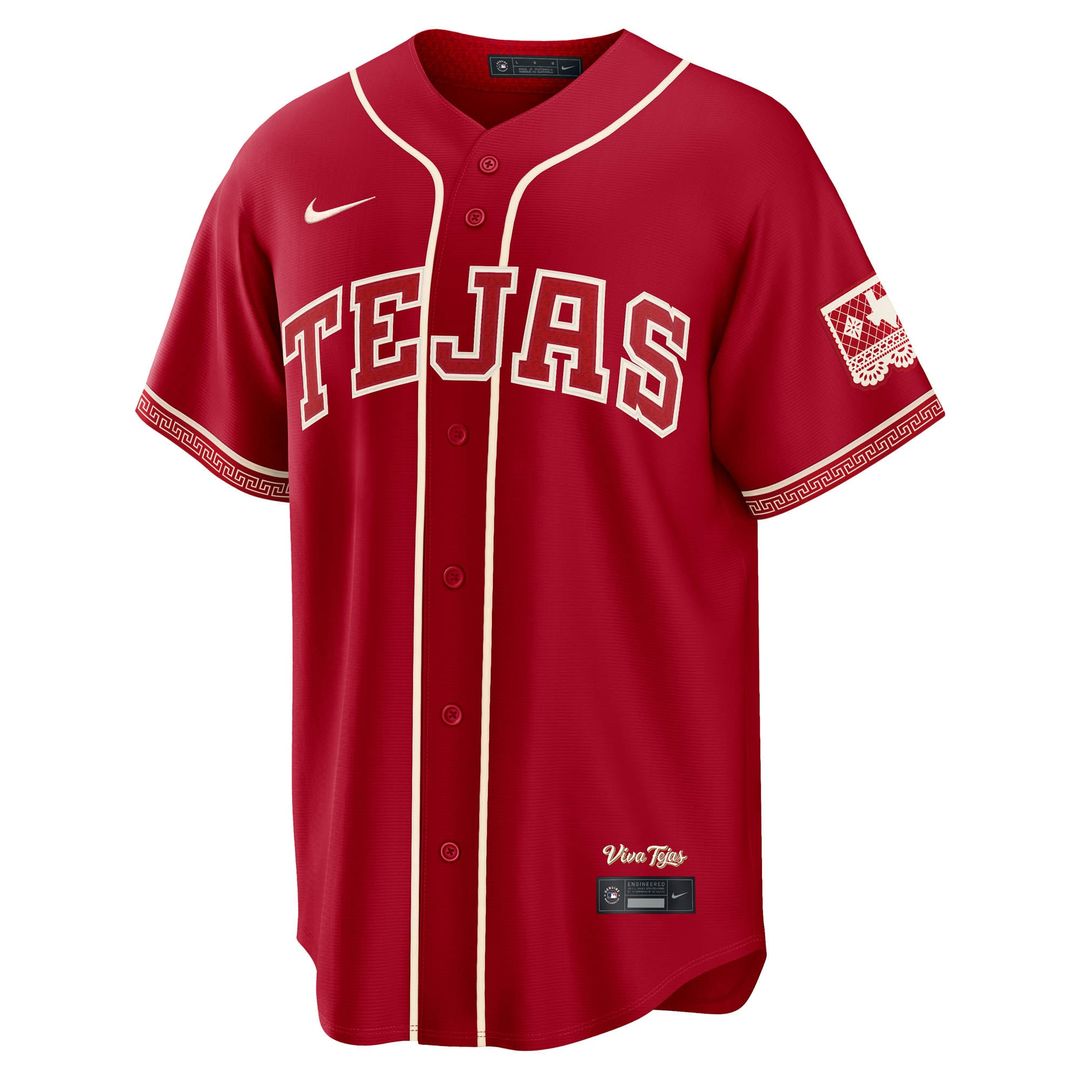 Texas Rangers Nike Jersey Red