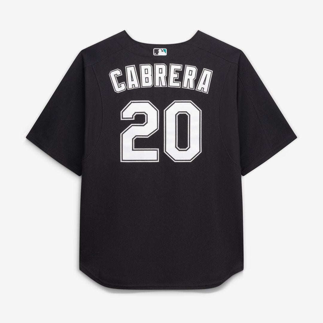 Miami Marlins Mitchell & Ness Authentic Jersey Black