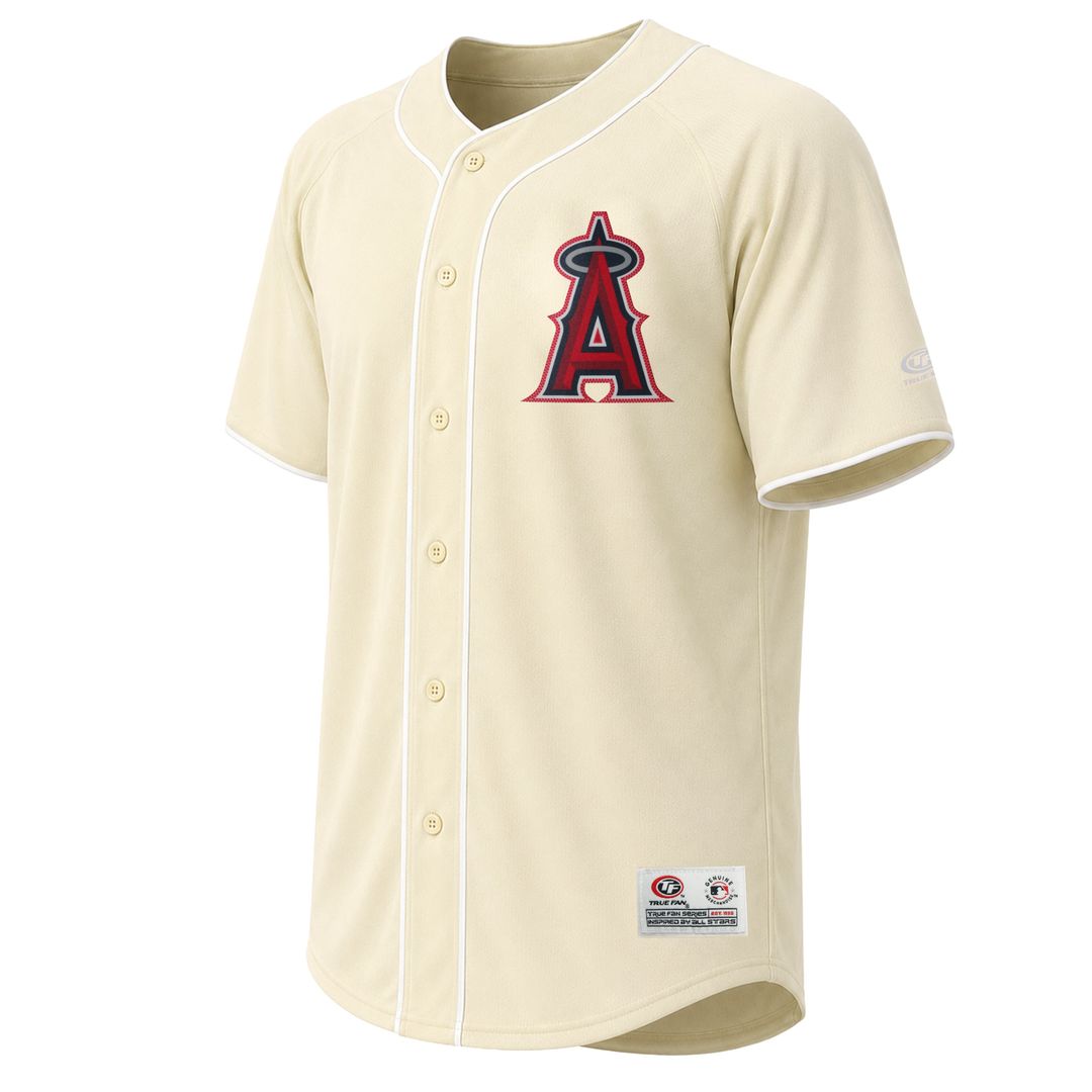 Los Angeles Angels Stitches Authentic Jersey Cream