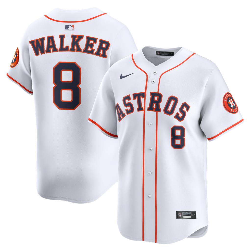 Houston Astros Nike White Authentic MLB baseball jersey
