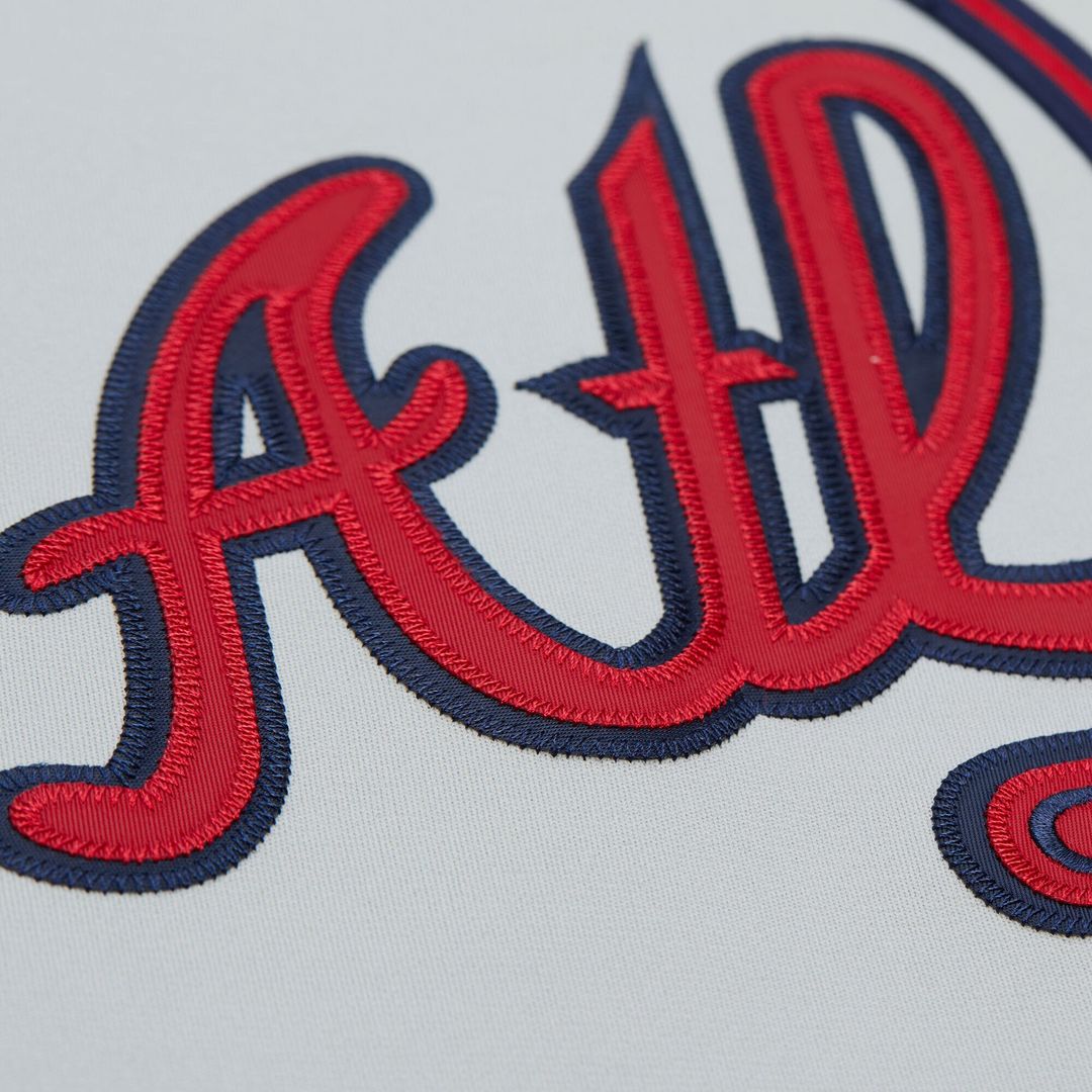 Atlanta Braves Mitchell & Ness Authentic Jersey Gray