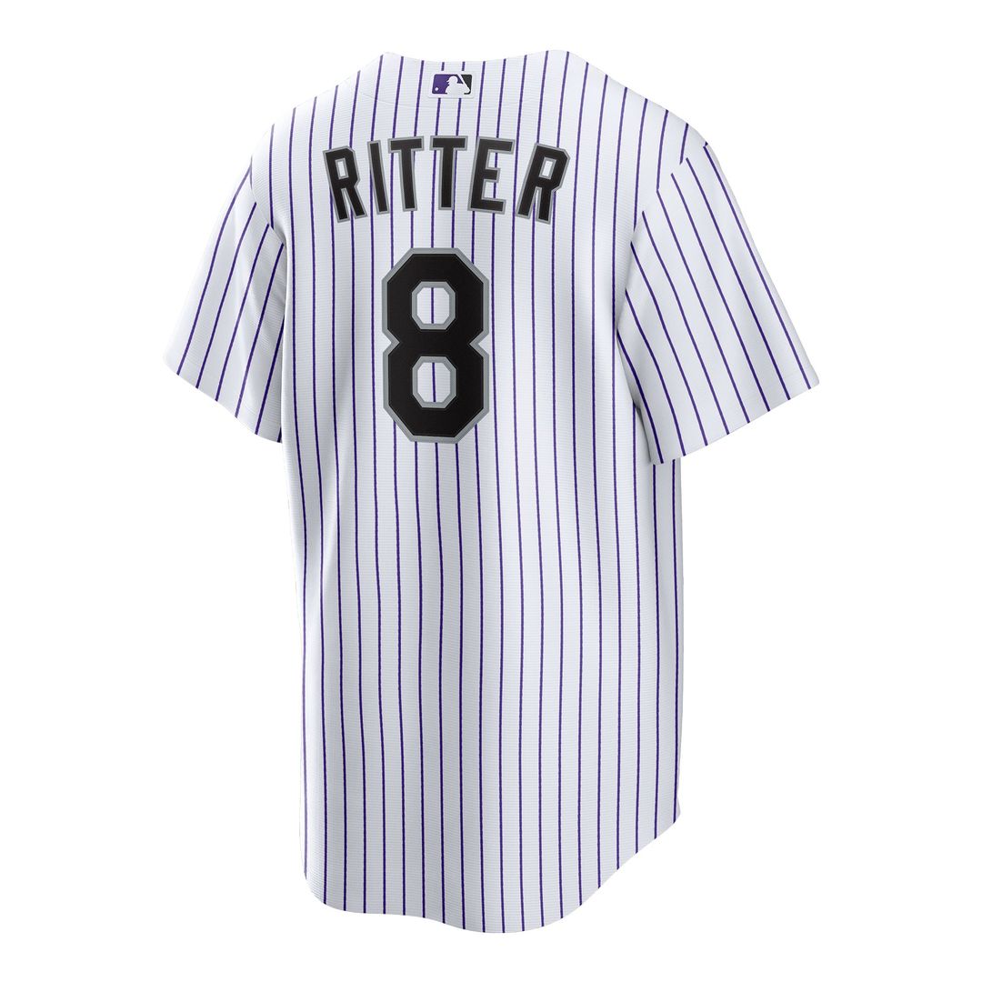 Colorado Rockies Nike Replica Jersey White